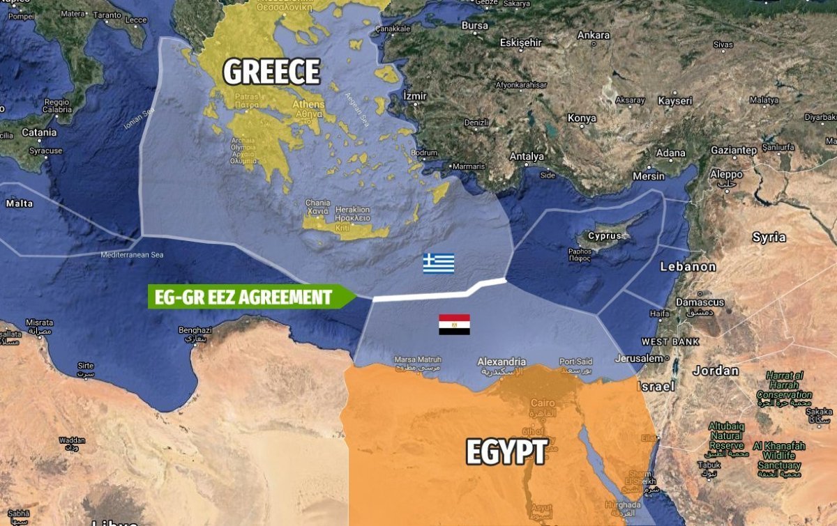 Морские границы Греции