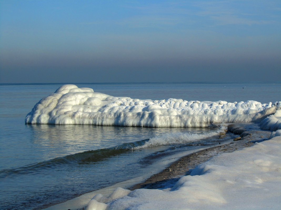 Балтийское море зимой Калининград