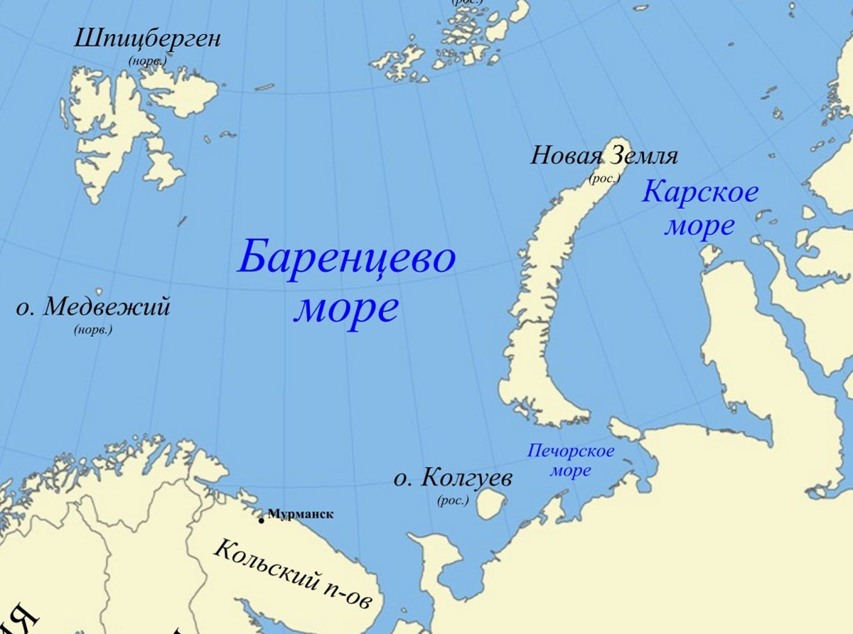 Остров Медвежий Баренцево море