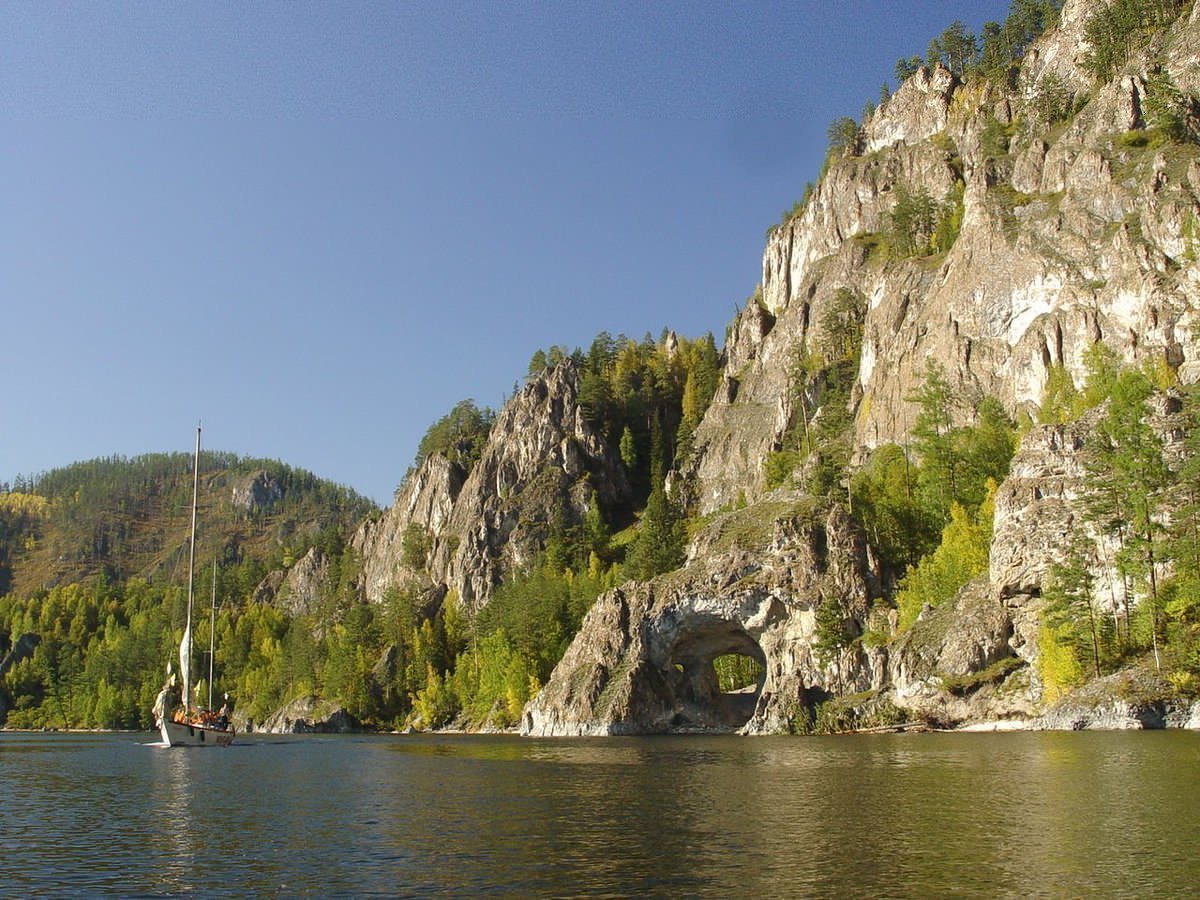 Залив Бирюса Красноярское море