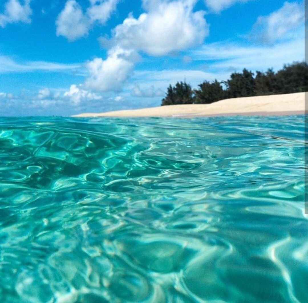 Бирюзовая вода море