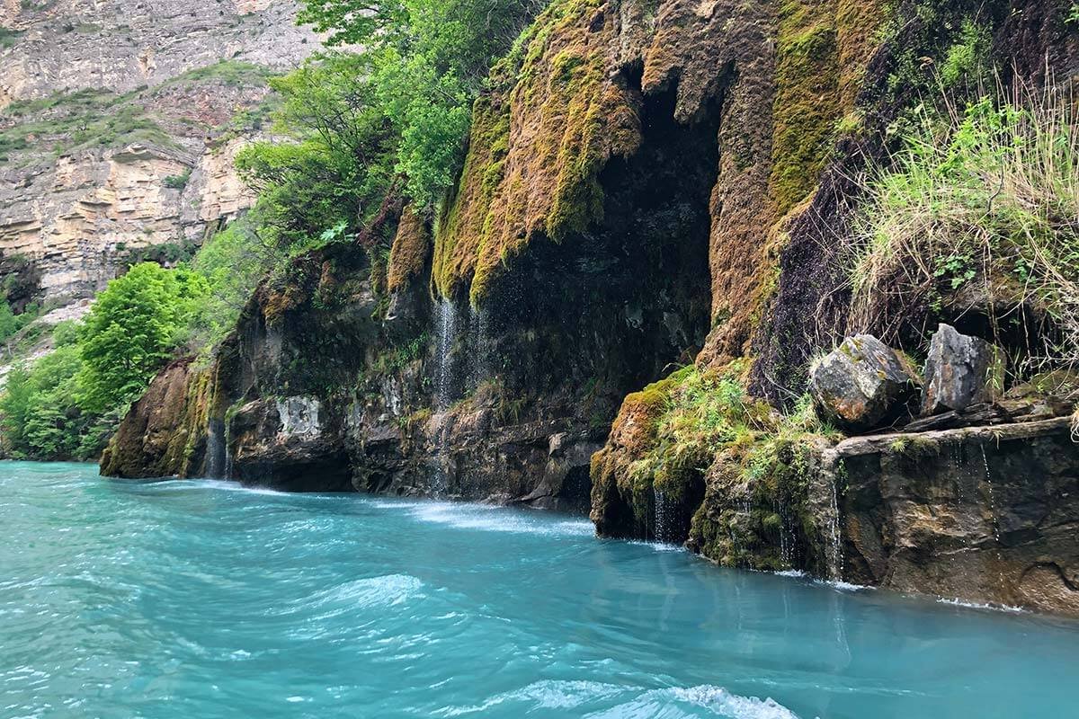 Сулакский водопад в Дагестане