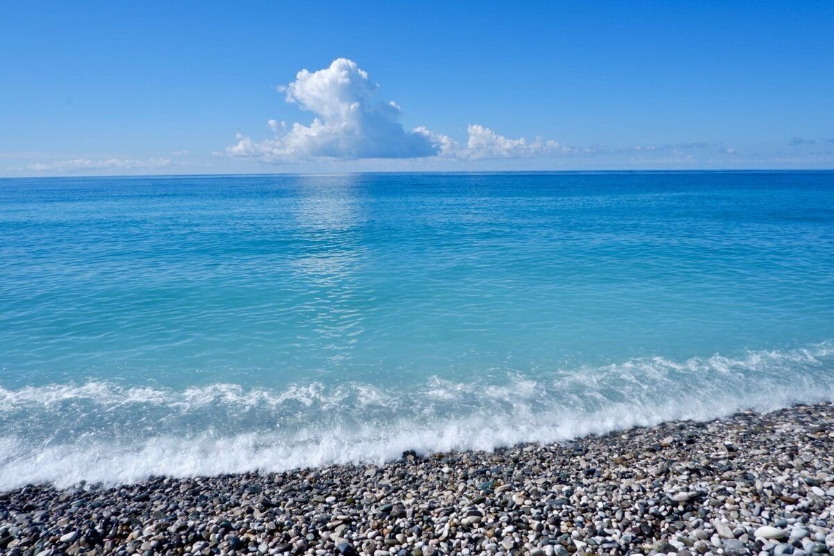 Море в Сочи чёрное море