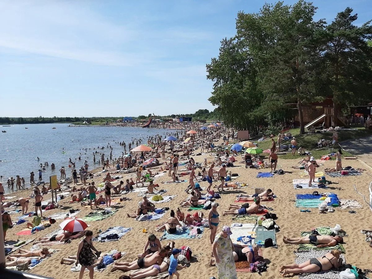 Озеро Андреевское Тюмень пляж
