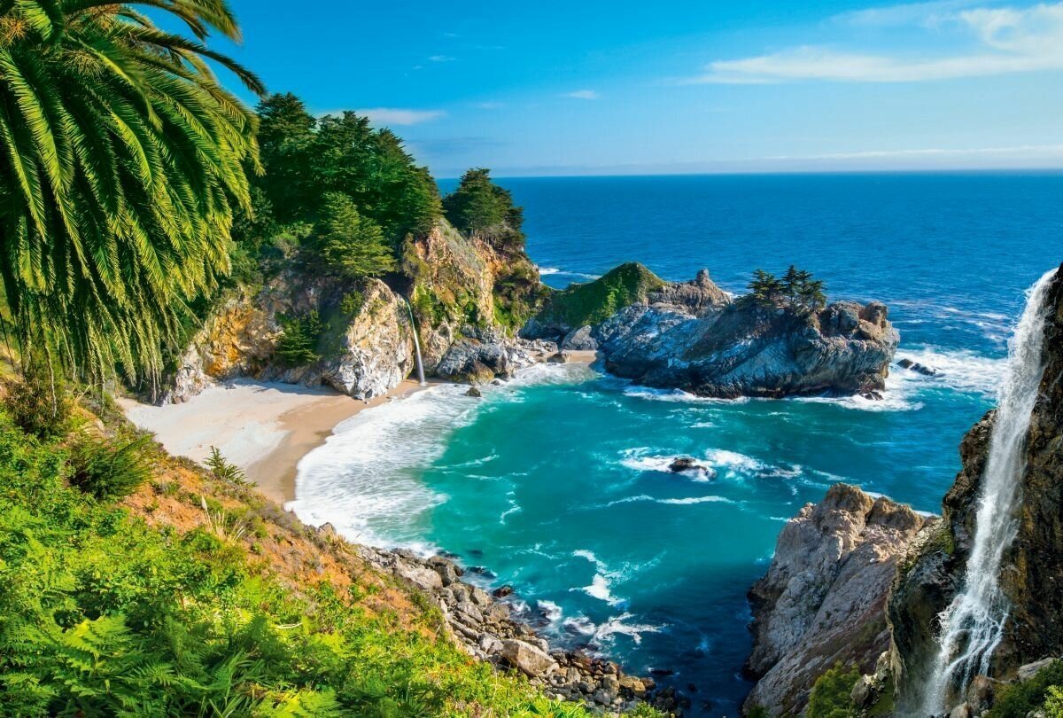 Калифорния водопад MCWAY Falls