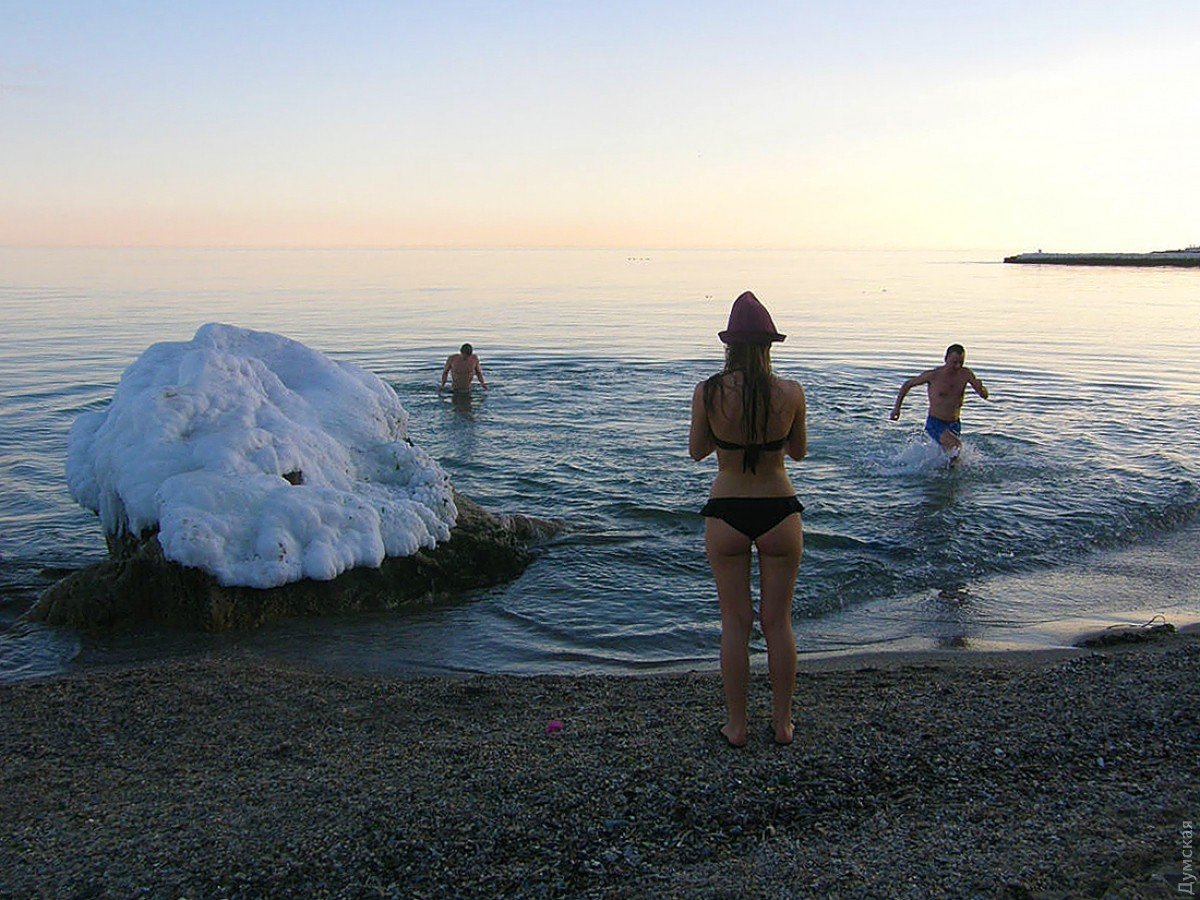 Турция море зима