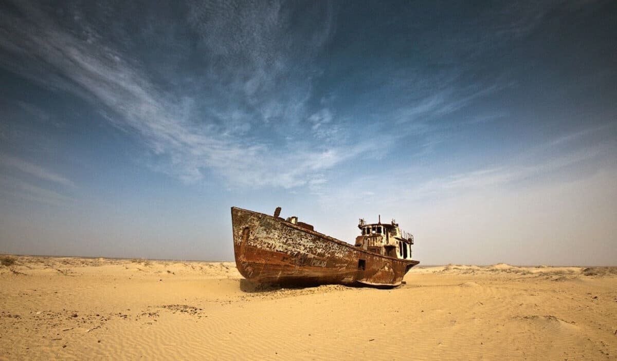 Аральское море корабли в пустыне