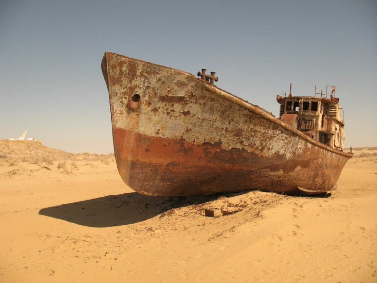 Аральское море корабли в пустыне