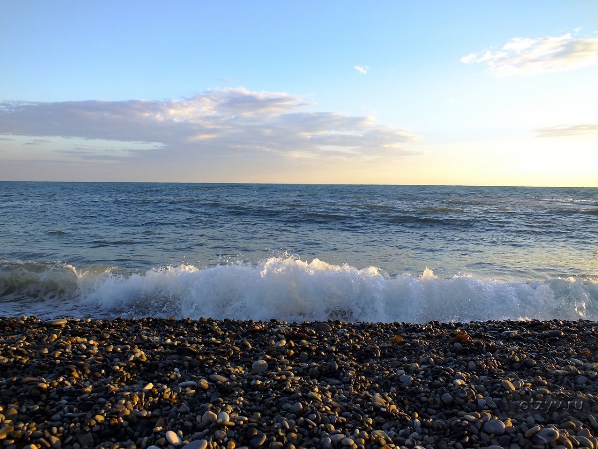 Берег черного моря Сочи