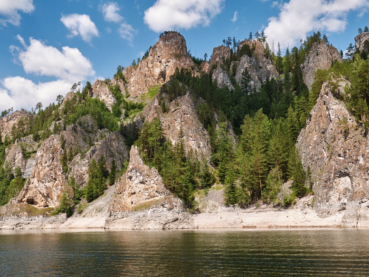 Залив Бирюса Красноярское море