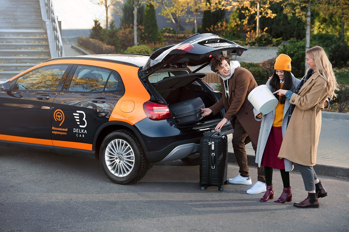 Мерседес GLA belka car
