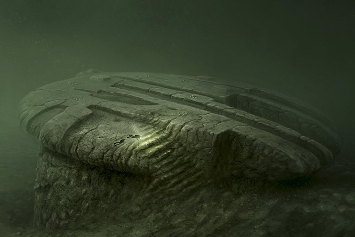 Странный объект на дне Балтийского моря