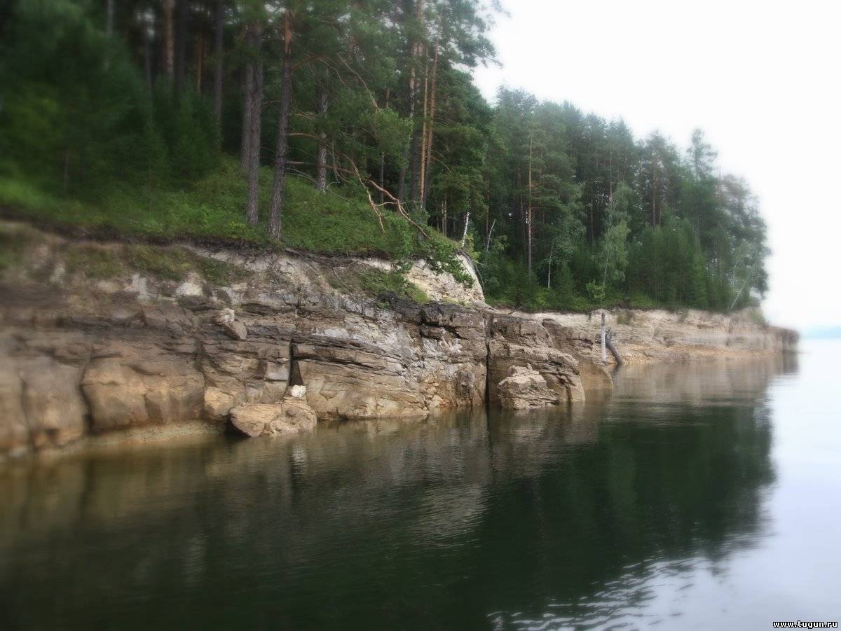 Залив Сисим Красноярское водохранилище