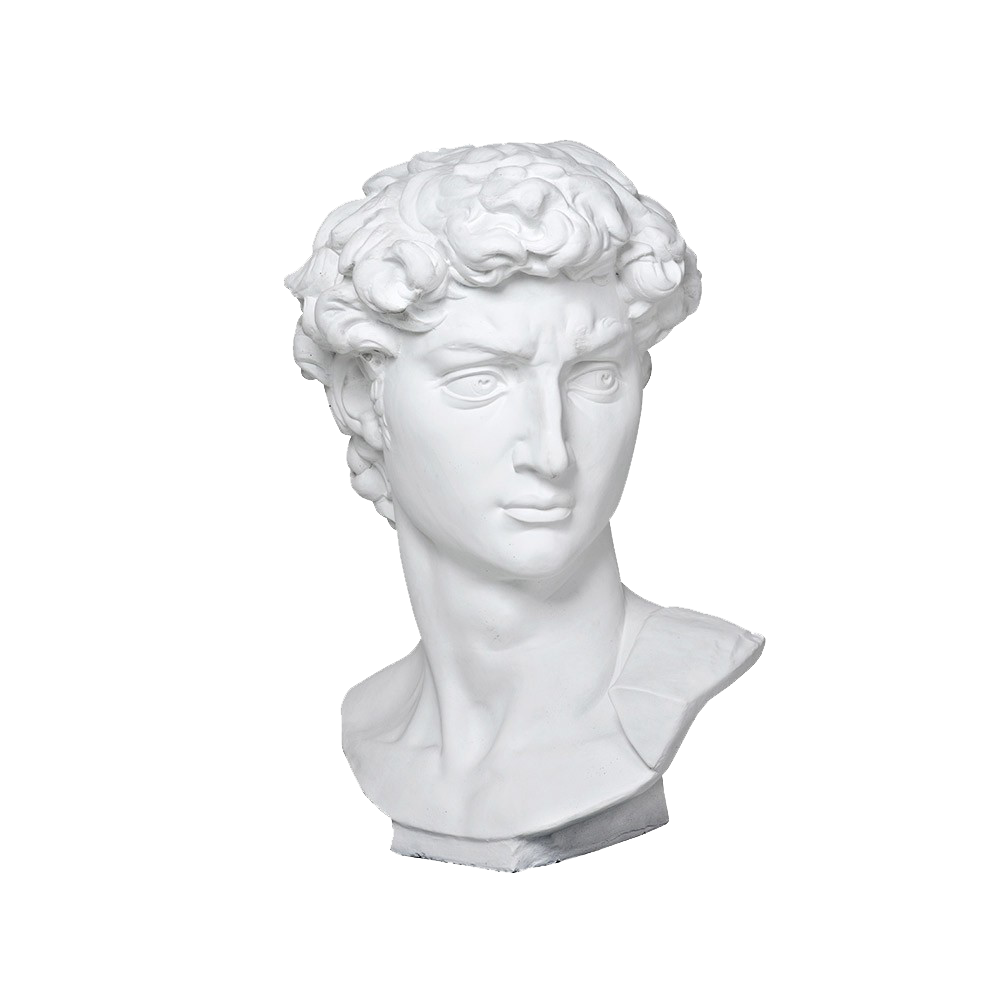 Vaporwave скульптуры Давид