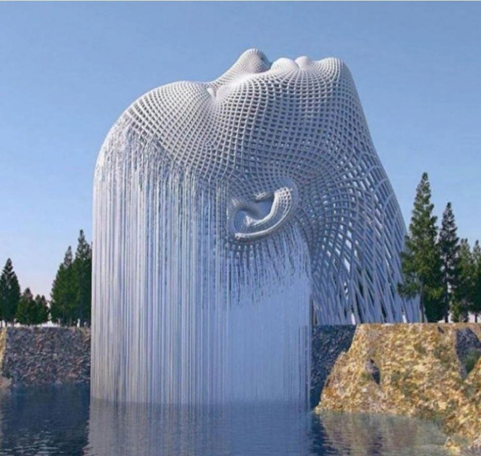 Скульптура вода
