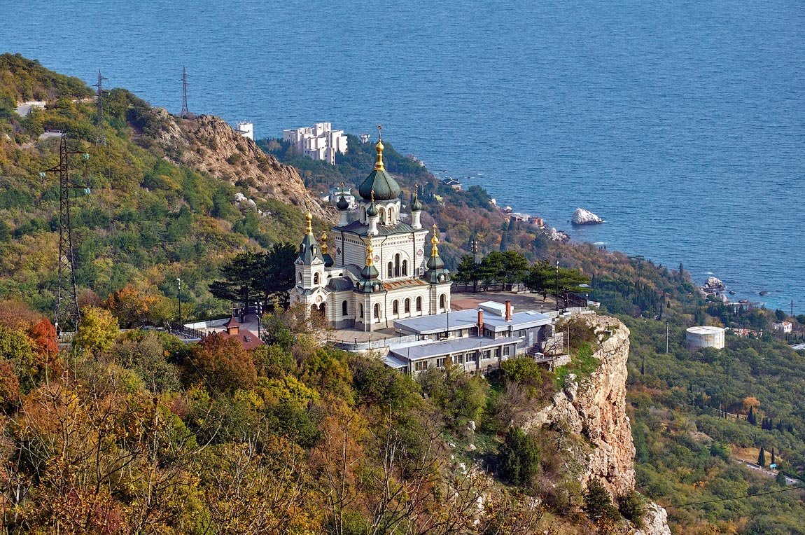 Воскресенская Церковь Форос Байдарские ворота