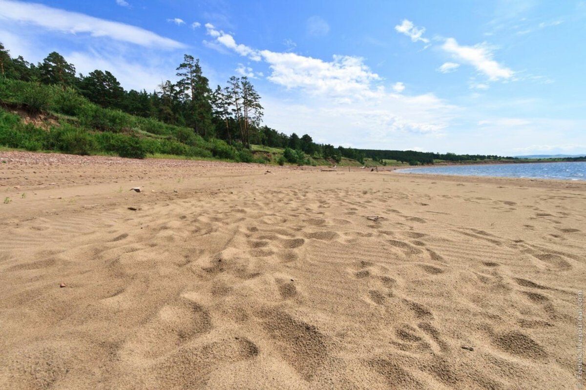 Анашенский пляж Красноярское море