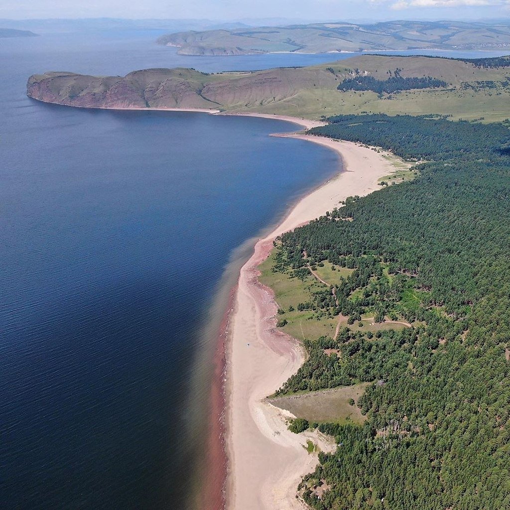 Красноярское водохранилище Краснотуранск