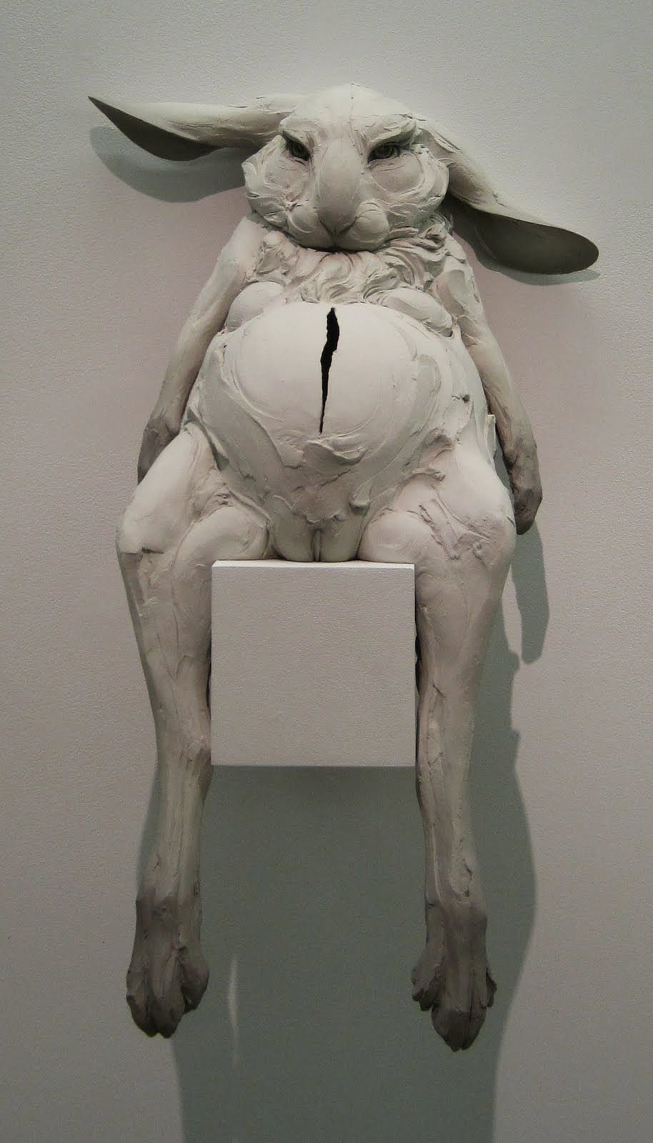 Beth Cavener скульптуры кролик