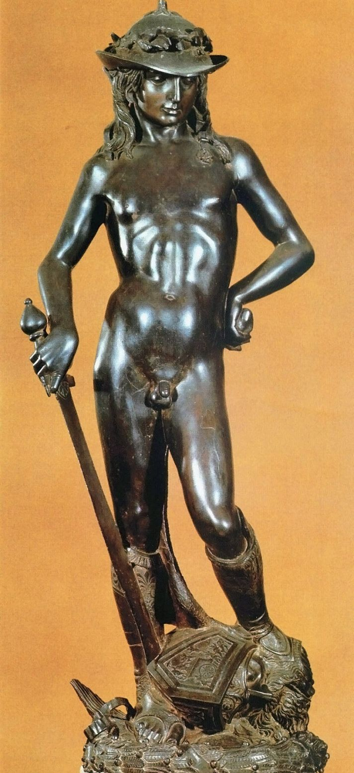 Бронзовая статуя Давида, скульптор Донателло (1430-е)