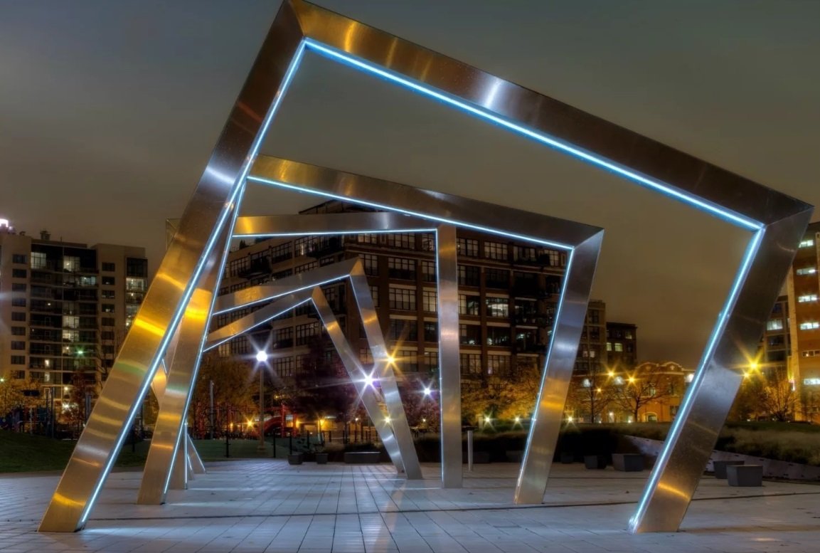 Mary Bartelme Park, Чикаго, Иллинойс, США план