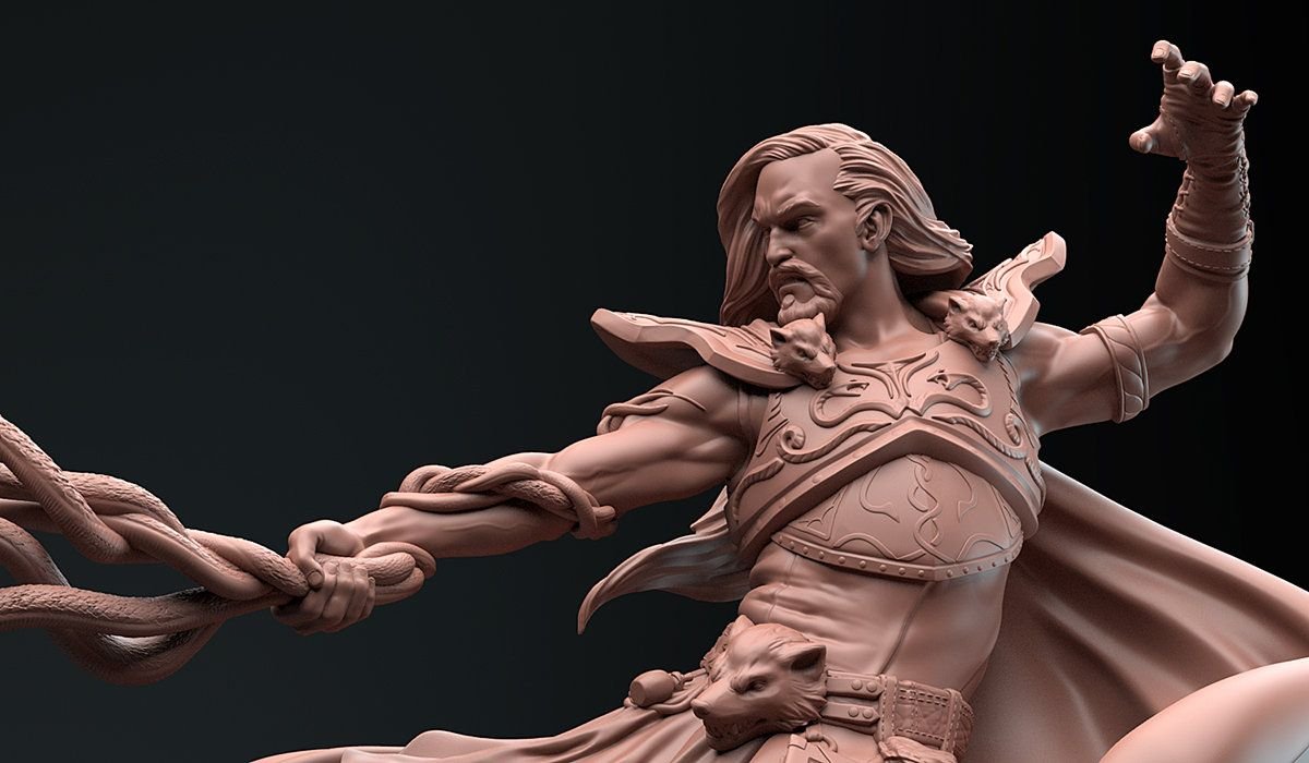 Zbrush скульптура