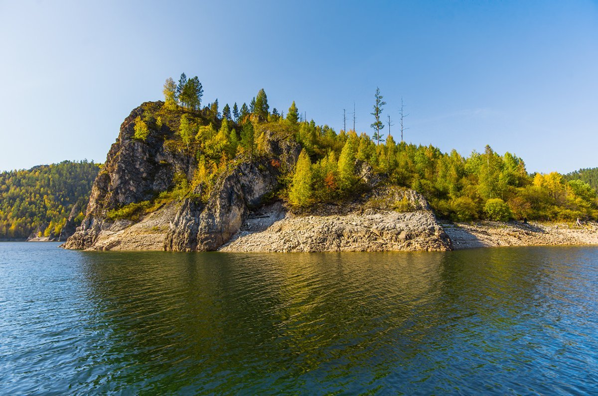Бирюса Красноярское море