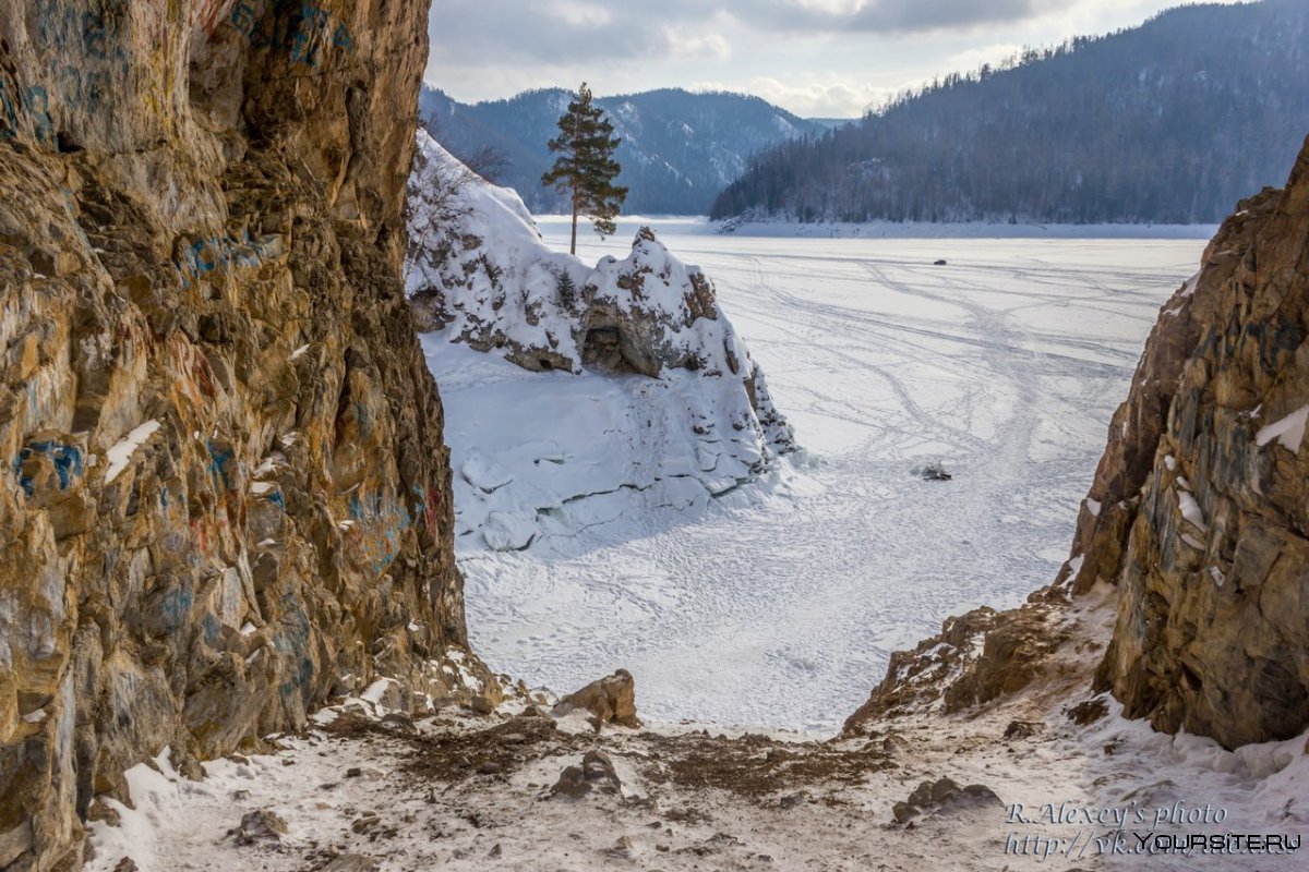 Красноярское море зимой