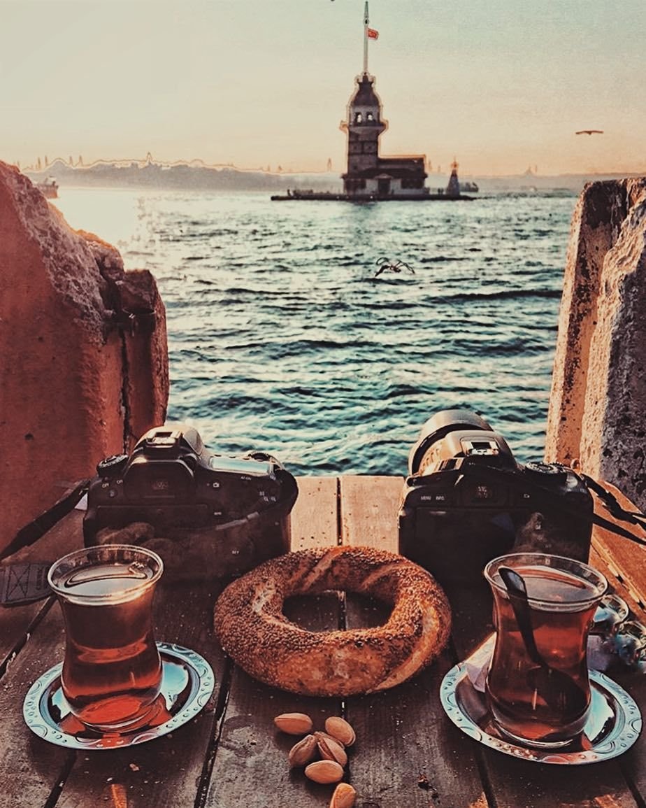 Турецкий кофе и море
