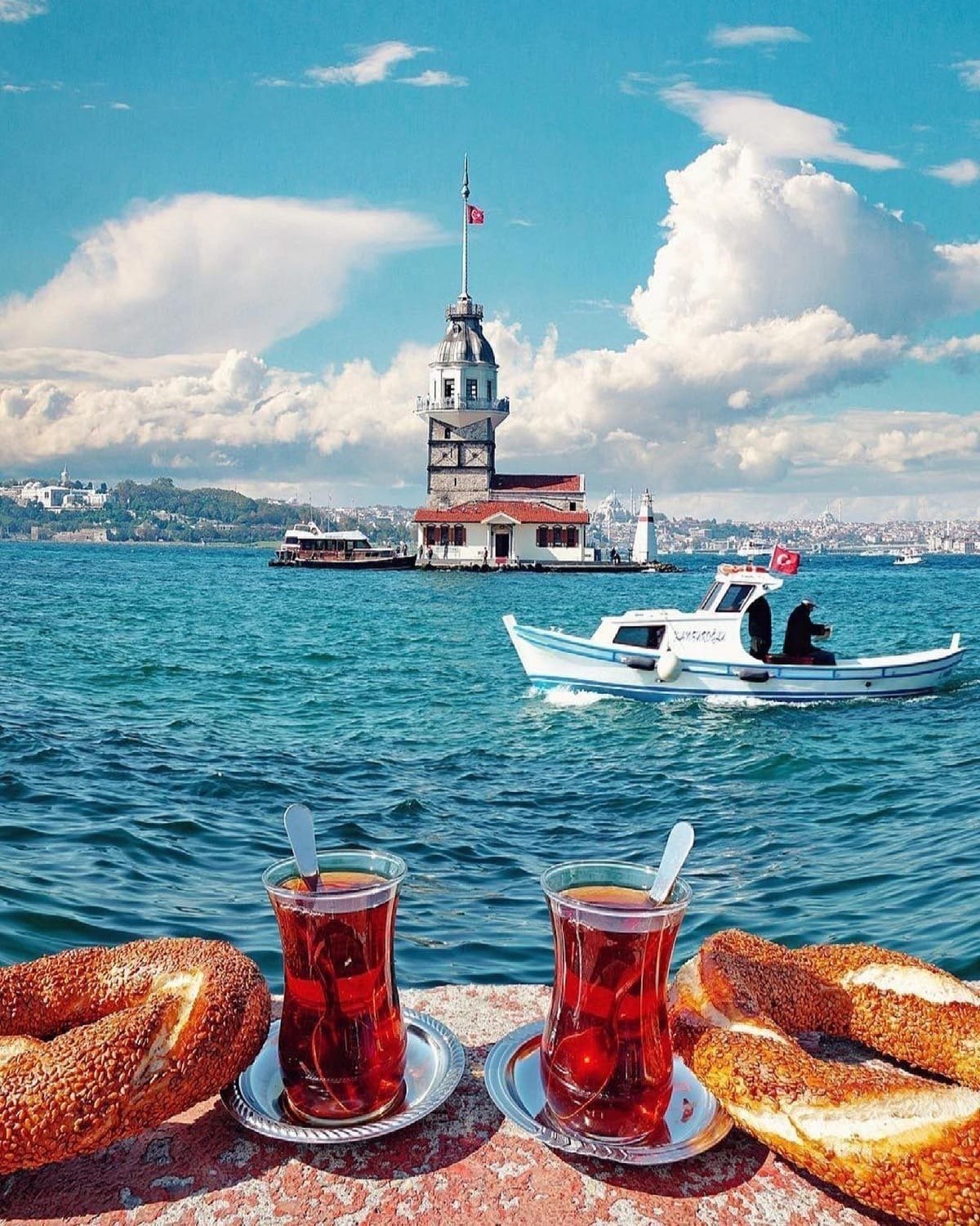 Стамбул кофе и море
