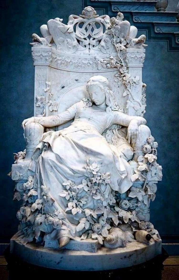 Спящая красавица. Louis Sussmann Hellborn. 1878