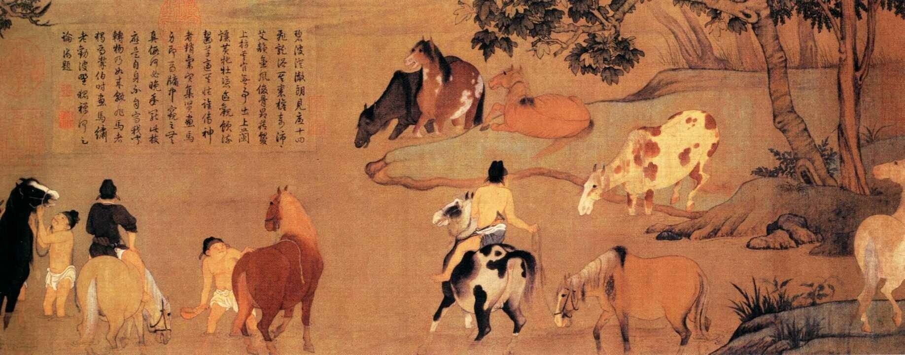 Тан и сун. Чжао Мэнфу. Живопись. Китайская живопись эпохи Тан. Китайская живопись Тан и Сун. Китайский художник Чжао Мэнфу.