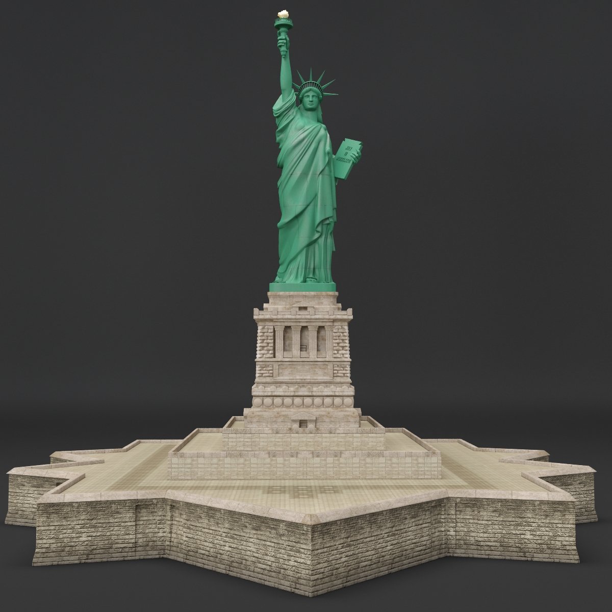 68002ит статуя свободы Italeri