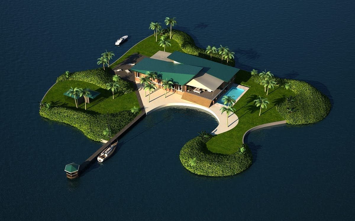 Плавучий остров Kokomo Ailand