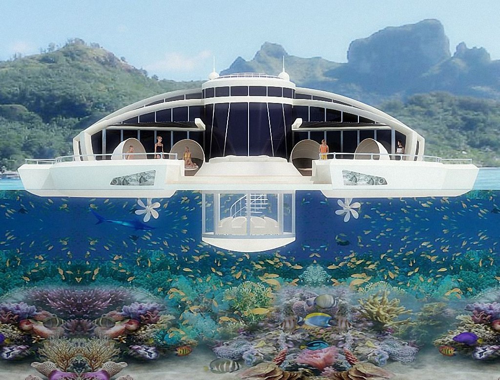 Плавучий остров Solar Floating Resort