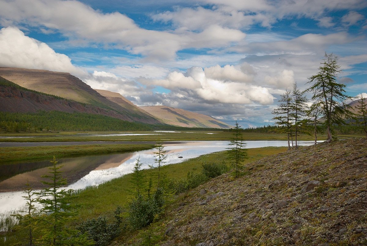 Среднесибирское плоскогорье (плато Путорана),