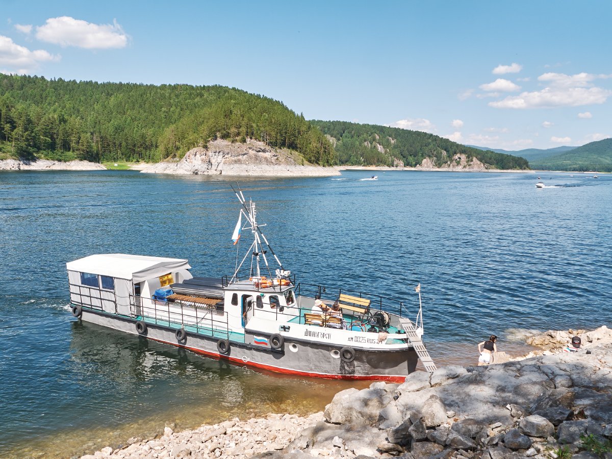 Залив Бирюса Красноярское море