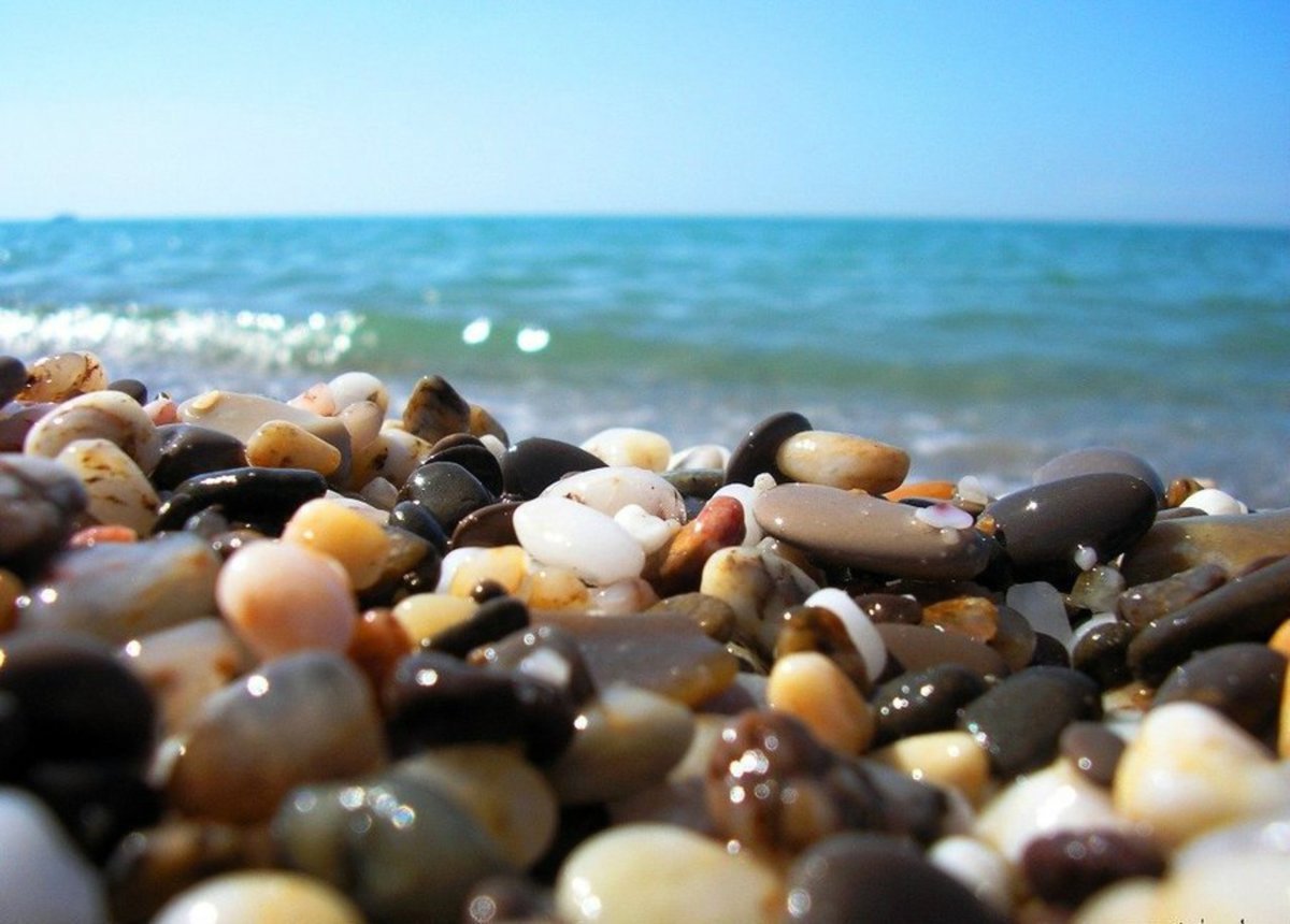 Черное море галечный берег