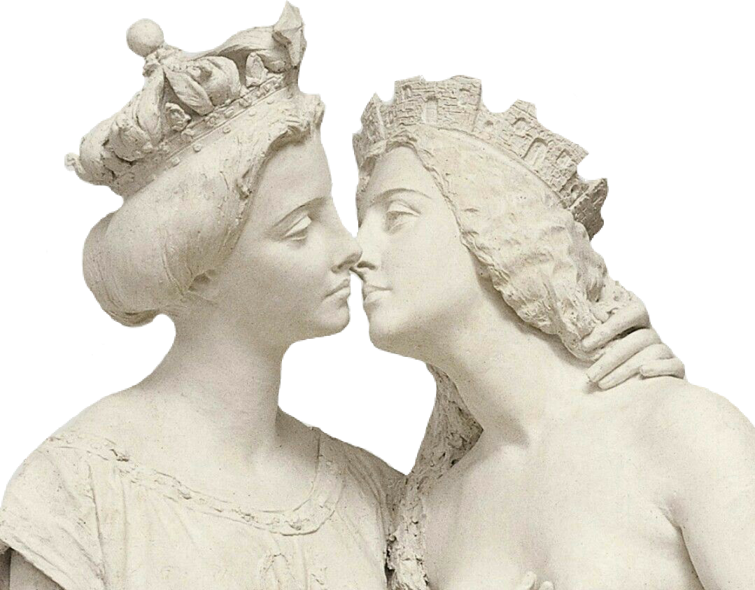 Италия благодарна Франции», 1862 год. Скульптор / Винченцо вела