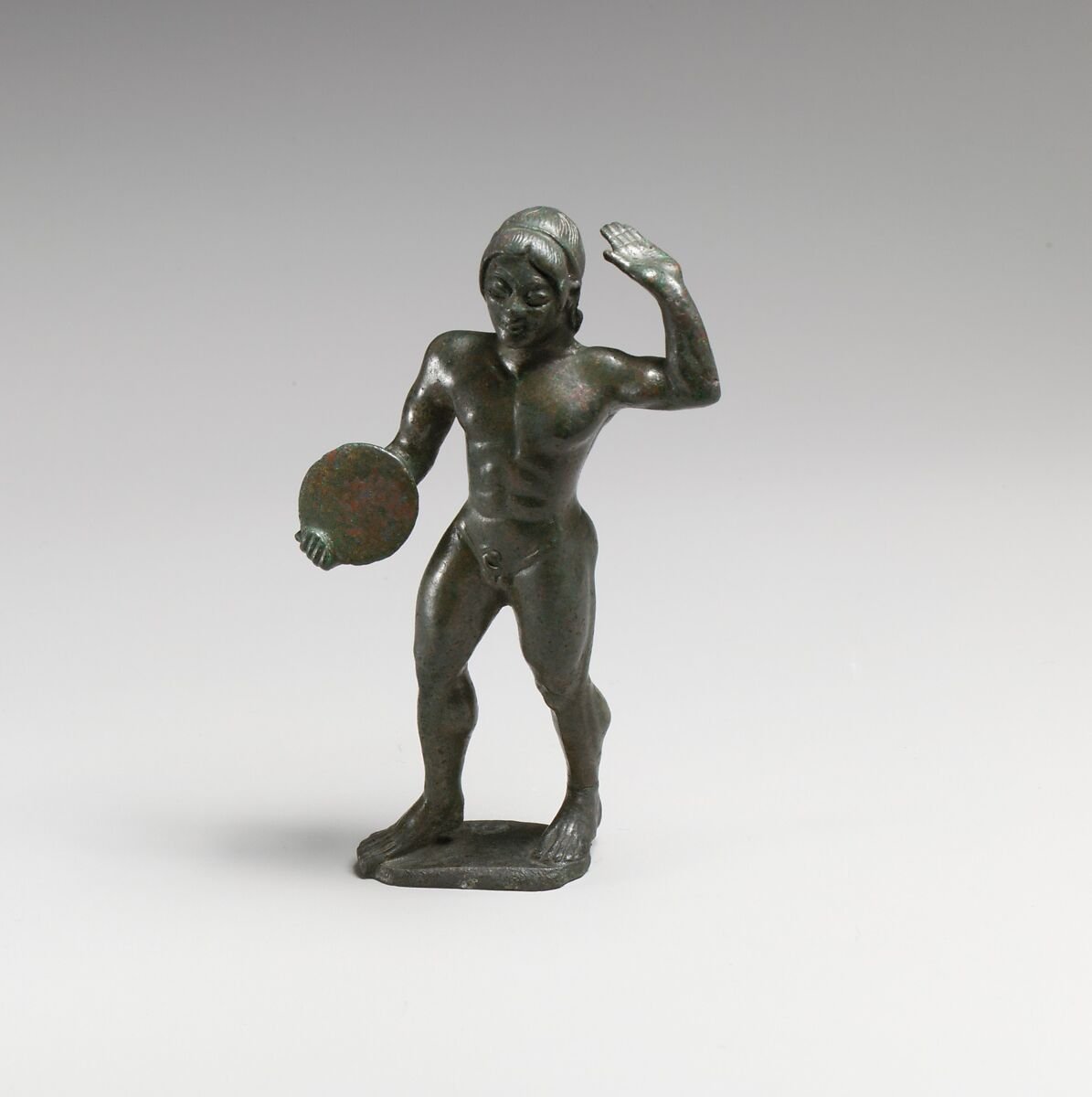 Exhibited published Etruscan Leaded Bronze nude Youth