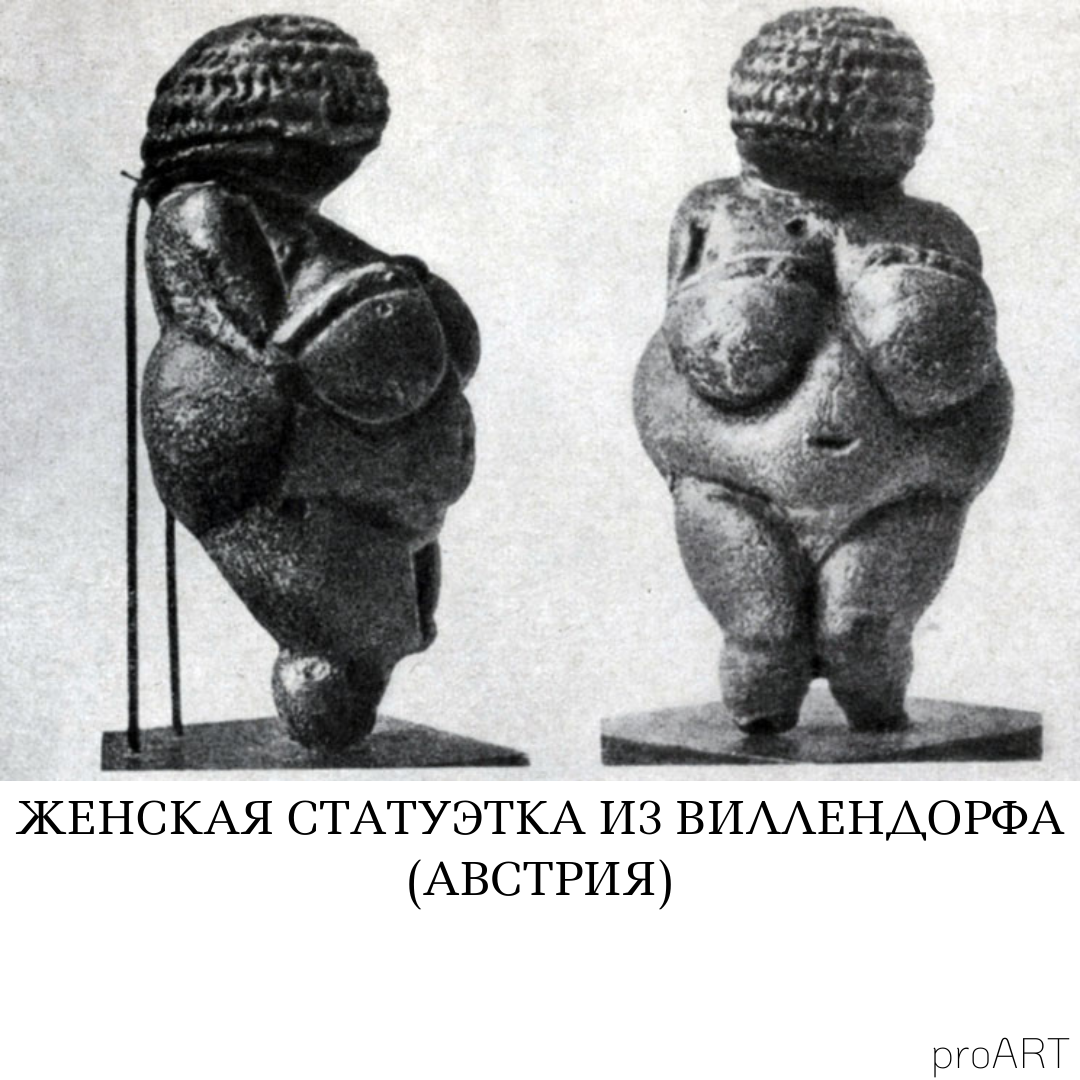 Статуэтки из Виллендорфа в Австрии
