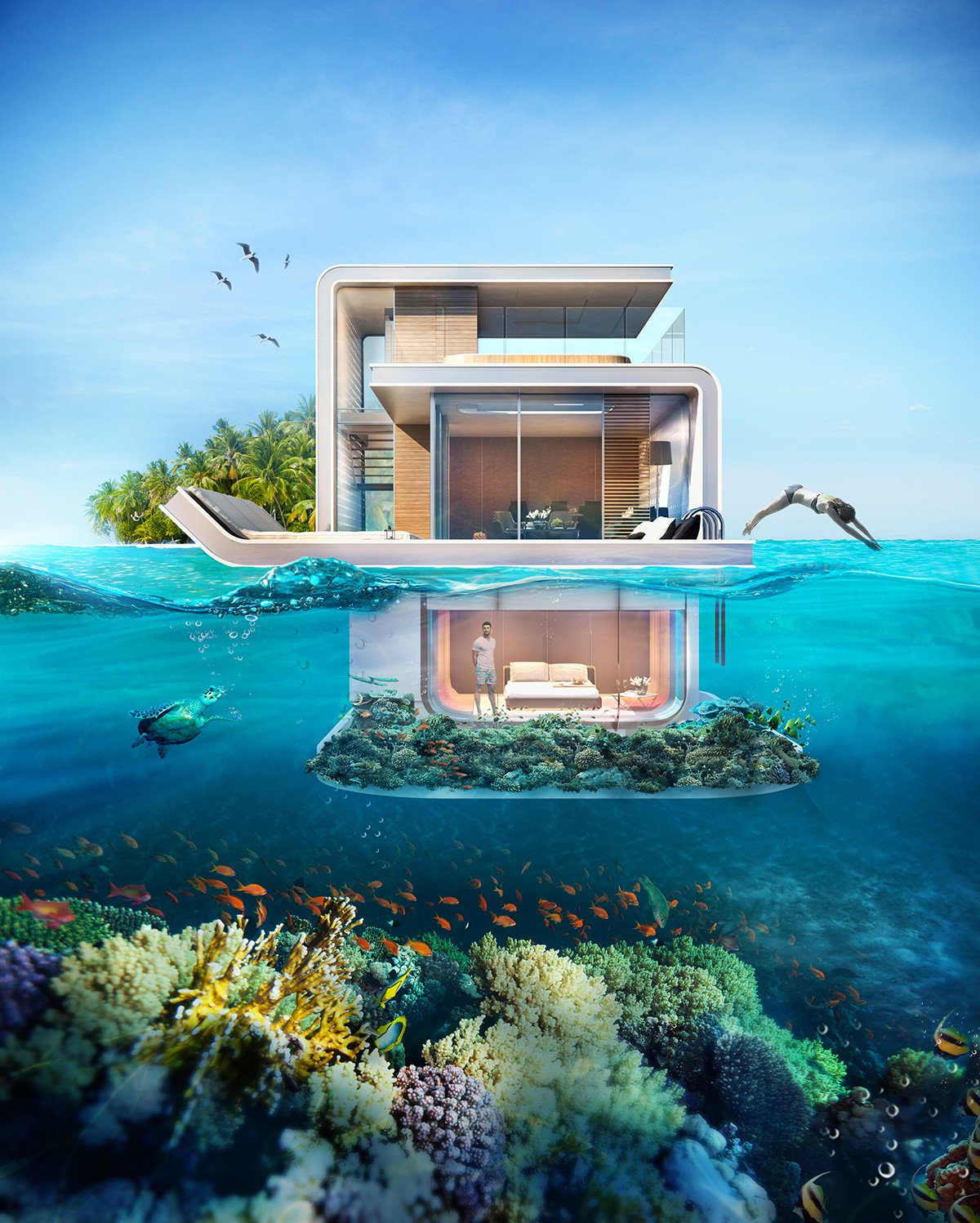 The Floating Seahorse Дубай