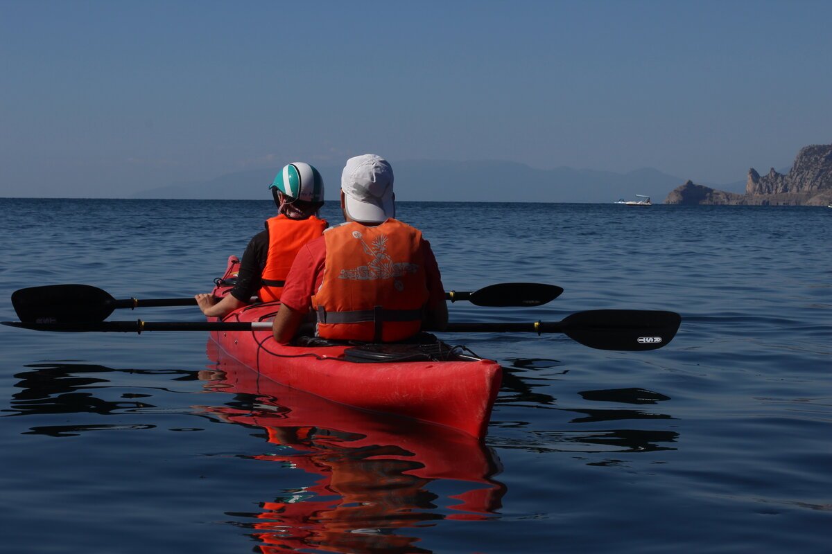 Каяк море