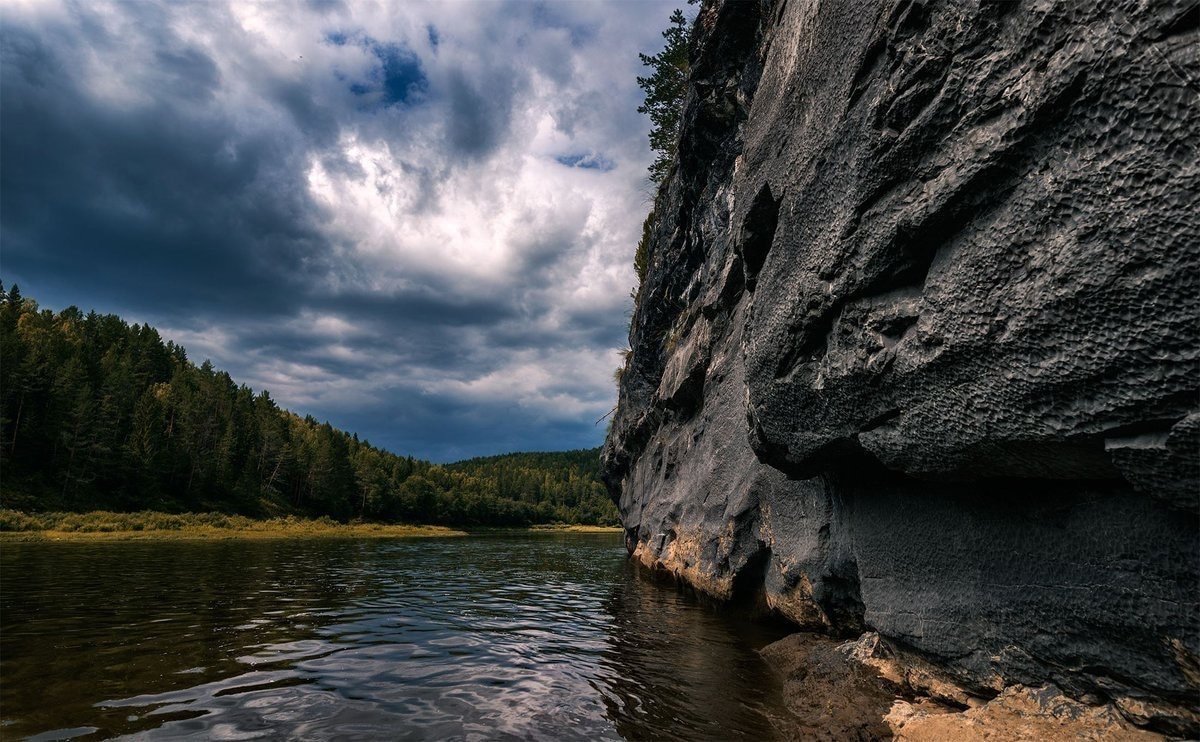 Урал, Чусовая, река, скала