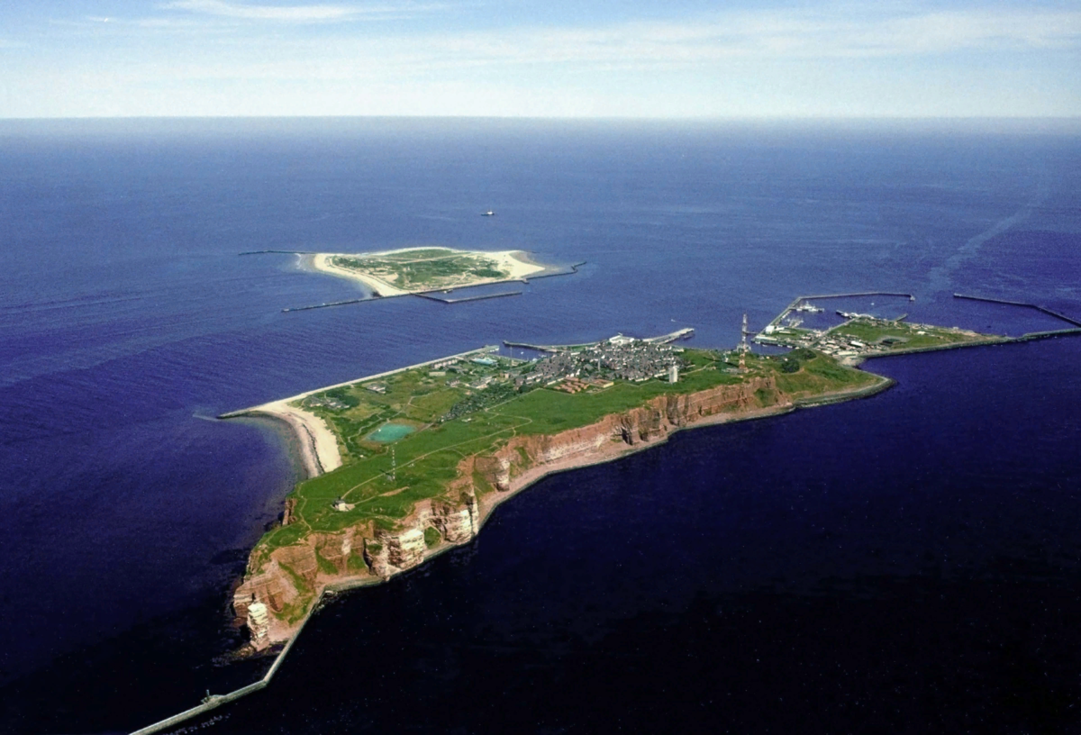 Остров Гельголанд в Северном море