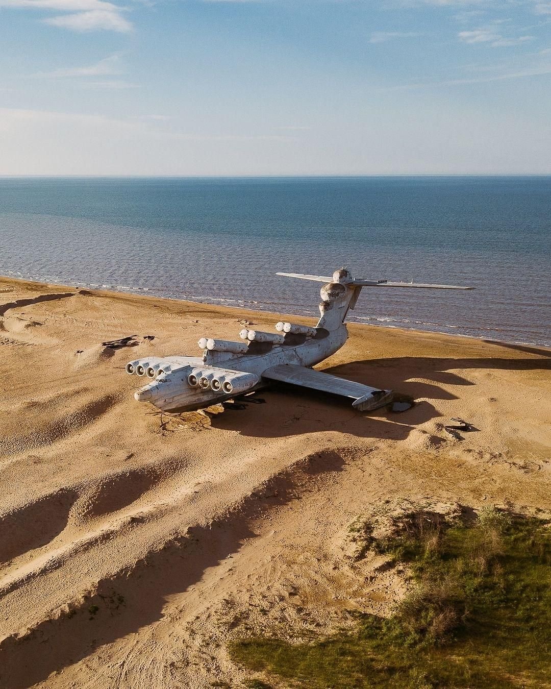 Экраноплан Лунь в Дагестане
