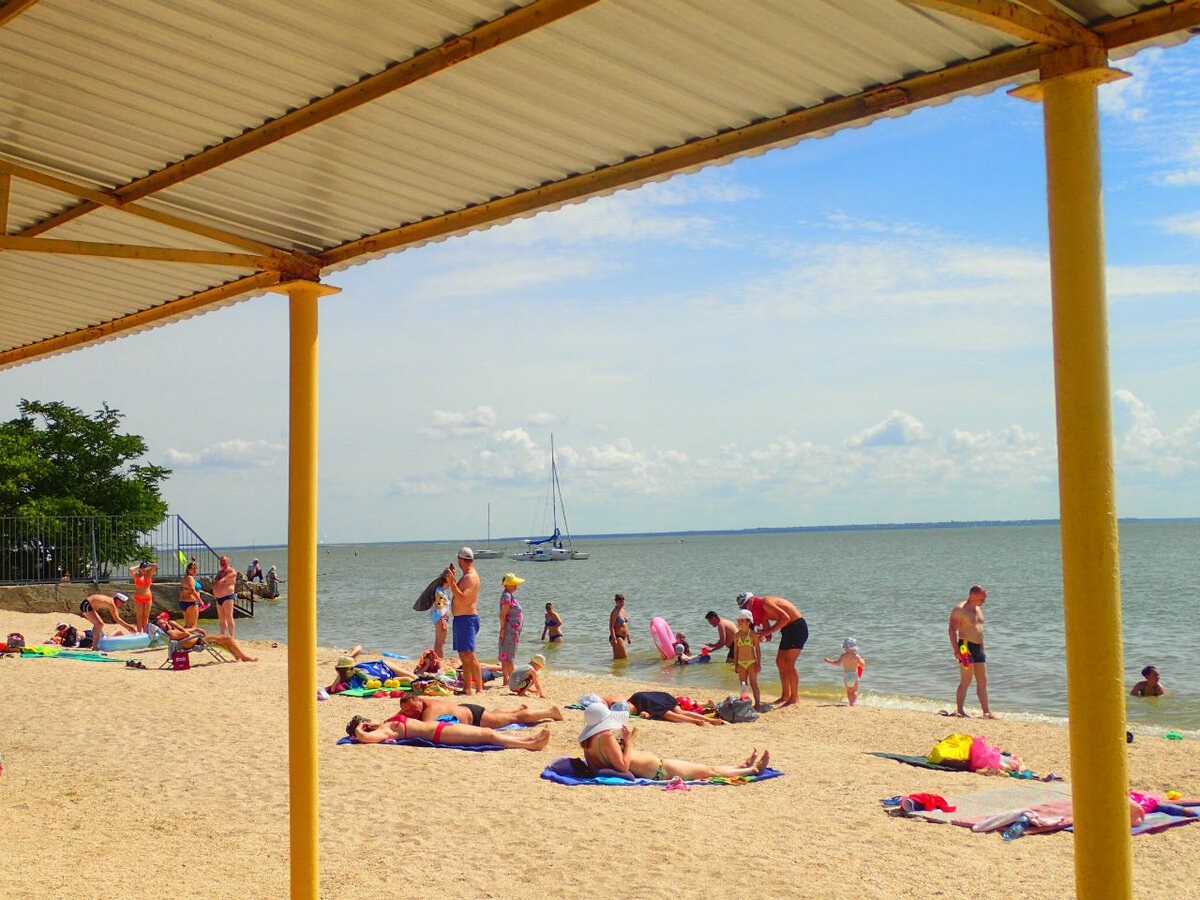 Азовское море елисеевский пляж