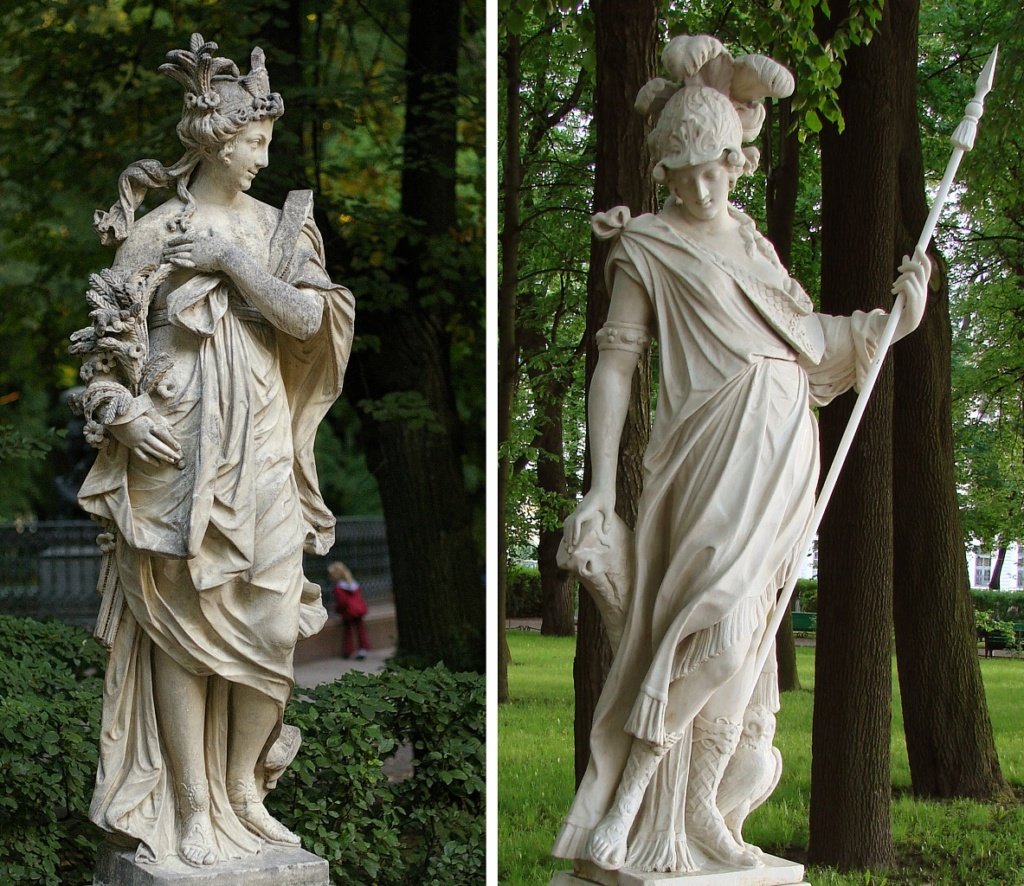 Летний сад Санкт-Петербург Минерва