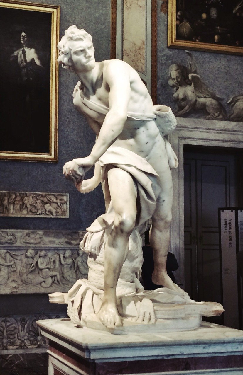 Лоренцо Бернини. Давид. 1623- 1624.