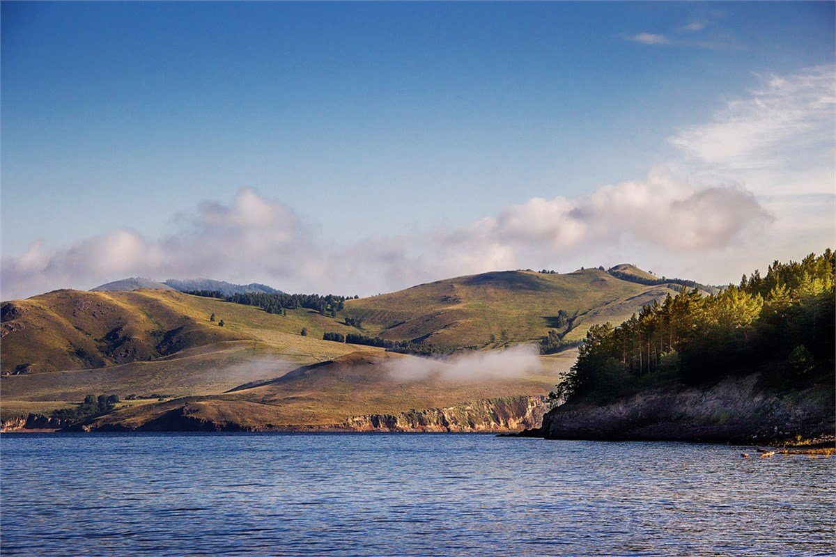 Красноярское водохранилище Краснотуранск